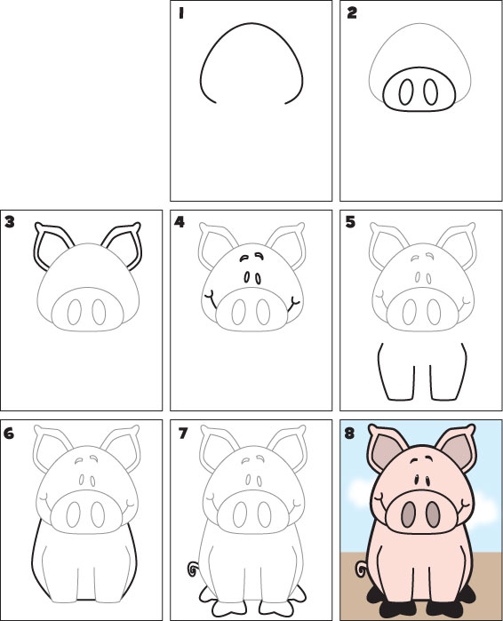 how-to-draw-a-pig