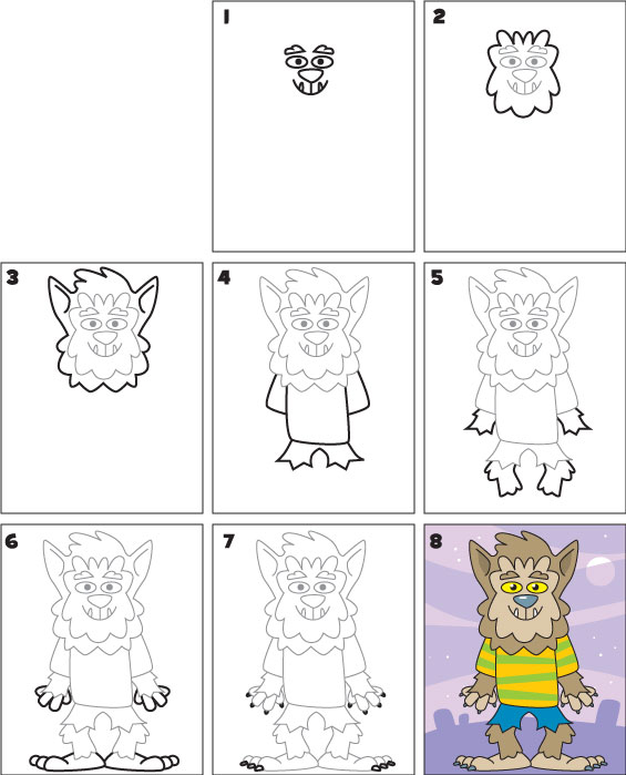 how-to-draw-a-werewolf